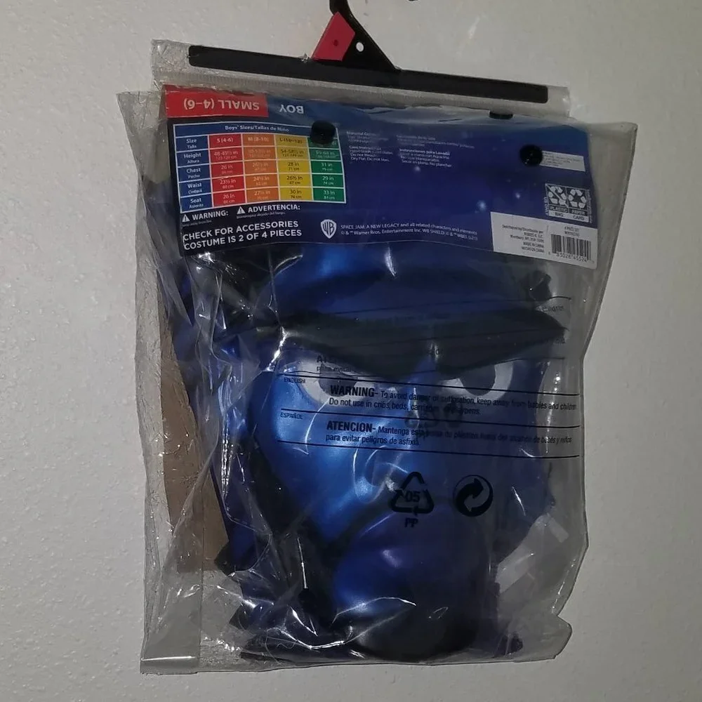 NEW The Brow Space Jam A New Legacy Boys Halloween Costume Small 4-6 Goon Squad